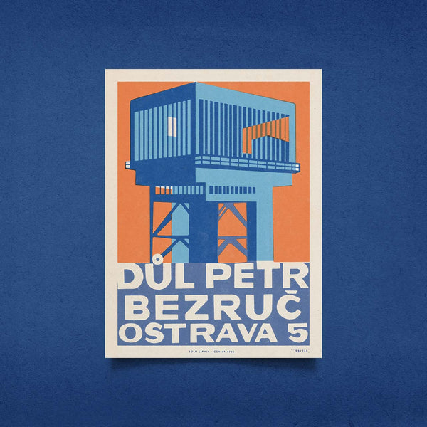 Limitovaný plakát 30x40 cm / Důl Petr Bezruč - Ostrava 5