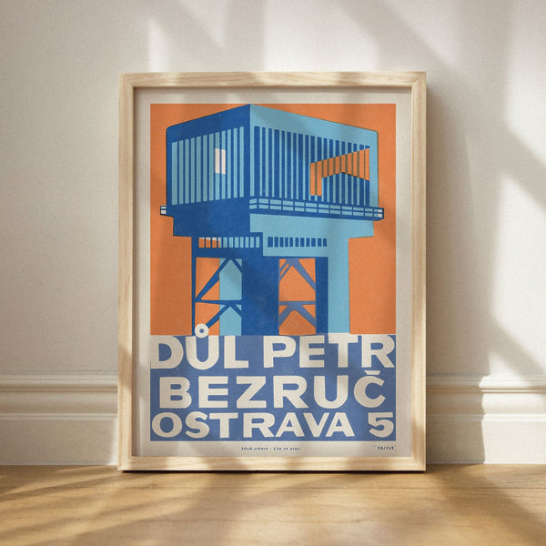 Limitovaný plakát 30x40 cm / Důl Petr Bezruč - Ostrava 5