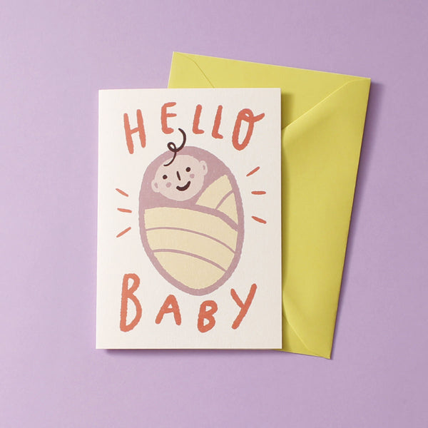 Přání s obálkou / Hello baby