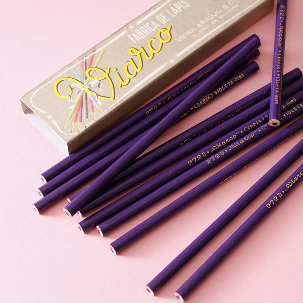 Sada tužek Viarco 12ks / Kopírovací fialové tužky